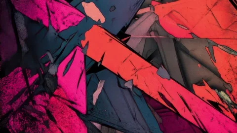 Stylized Static Background in Motion Stock Footage 309437981