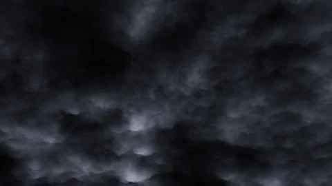 Stylized Stormy Cloud Dark Nebula Volumetric Smoke Flow for Cyber Security Stock Footage 339111552