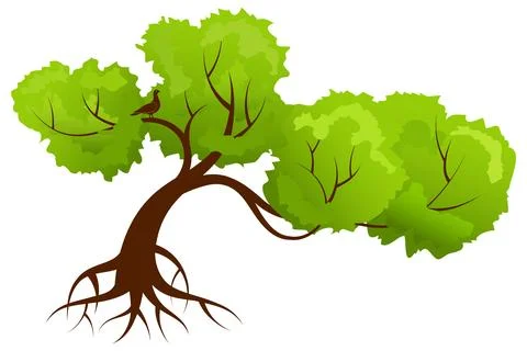 Stylized Tree Stock Illustration
