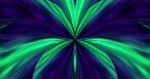 Stylized tropical flower from rays of light Stock Footage 242587164