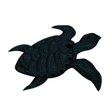 Stylized turtle イラスト素材