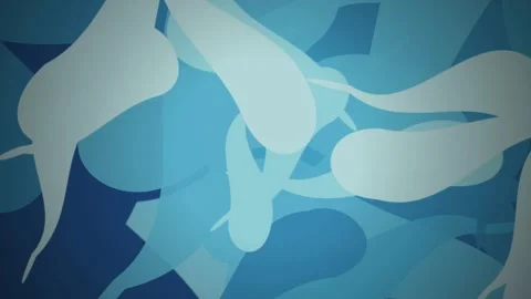 Stylized vector hummingbirds fly in a seamless loop Stock Footage 341859387
