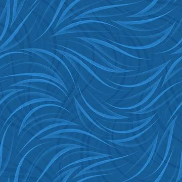 Stylized vector seamless texture of water waves or currents.Vector abstract Illustrazione stock