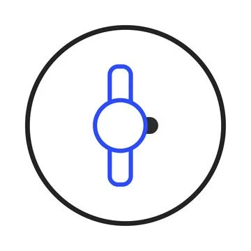 Stylized vertical toggle control with slider element illustration, interfac.. 스톡 일러스트