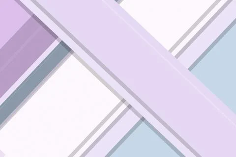 A stylized view of intersecting geometric beams in lavender and sky blue fo.. Stock Illustration