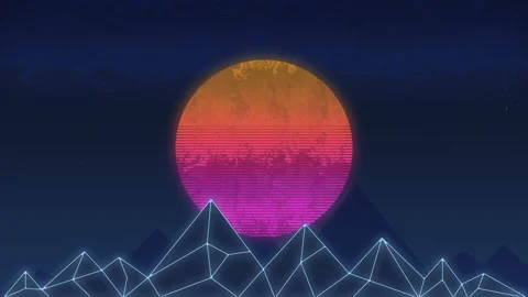 Stylized vintage 3D animation background. 스톡 동영상 168920543