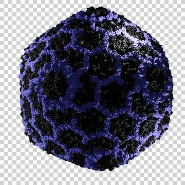 Stylized virus illustration Stock Illustration