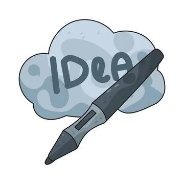 Stylus illustration Illustrazione stock