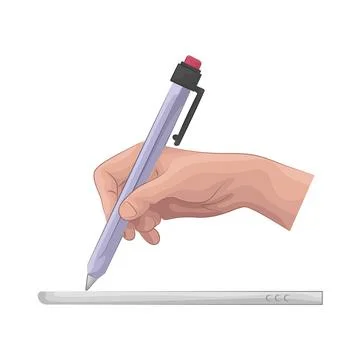 Stylus Pen Illustration Illustrazione stock