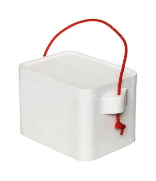 Styrofoam cooler box Stock Photos