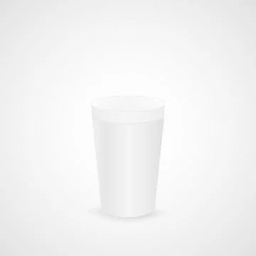 Styrofoam Cup Illustration Stock Illustration