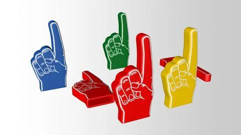 3D Model: Styrofoam Hands ~ Buy Now #91428527 | Pond5