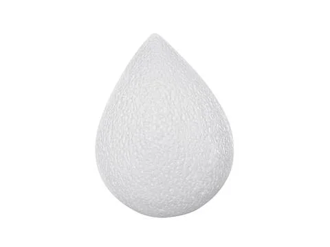 Styrofoam padding for product on white background Stock Photos