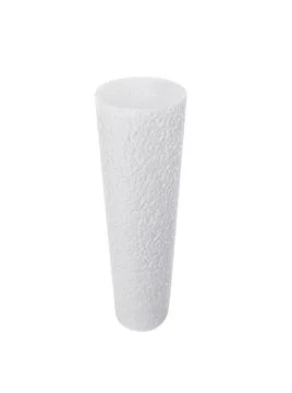 Styrofoam padding for product on white background Stock Photos
