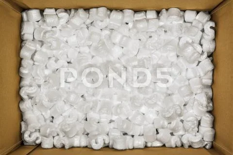 Styrofoam peanuts Stock Photos