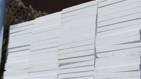 Styrofoam sheets Vídeos de archivo 97069876