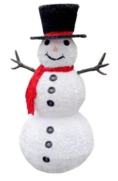 Styrofoam snowman Stock Photos