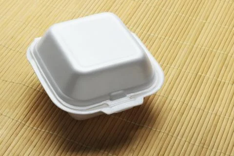 Styrofoam Takeaway Box Stock Photos