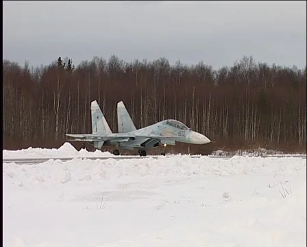 Su-27 before flying Видео 988478
