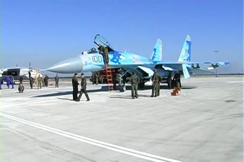 SU 27 Stock Footage 11437373