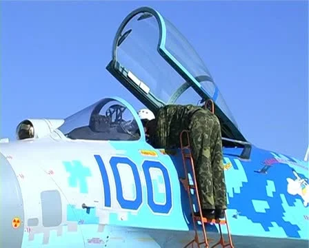 SU 27 Stock Footage 11437374