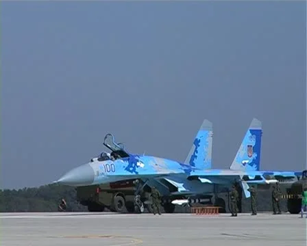 SU 27 Stock Footage 11437384