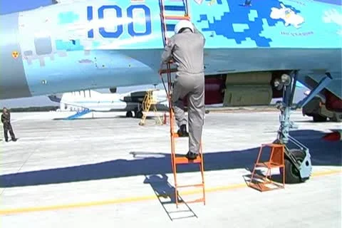 SU 27 Stock Footage 11437397