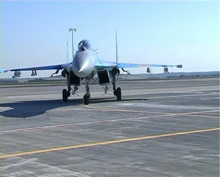 SU 27 Stock Footage 11437399