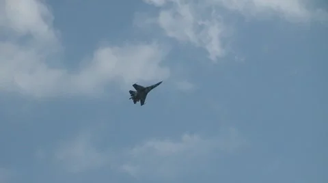Su 35 Flanker-E In The Sky 6 Stock Footage 8564311