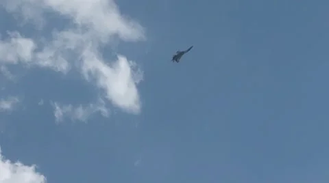 Su 35 Flanker-E In The Sky 5 Stock Footage 8564313