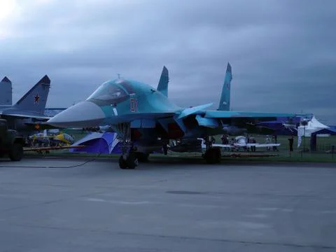 Su-35 Stock Photos