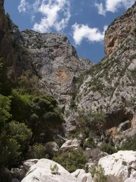 Su Gorropu Stock Photos