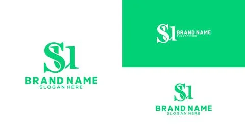 Su Letter Monogram Logo Design su icon Lettermark Logo Brand identity Design Stock Illustration