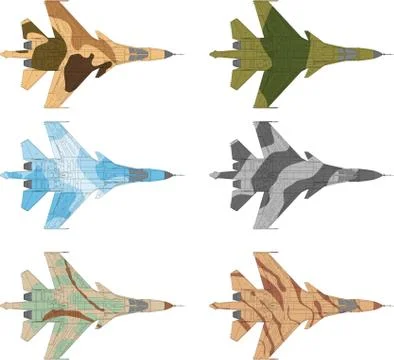 SU34 Illustrazione stock