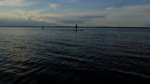 Sub board slow motion 8 Stock Footage 133207538