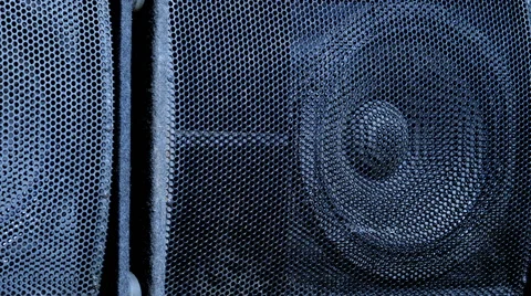 Sub-woofer. Speaker part.  Video stock 52932178