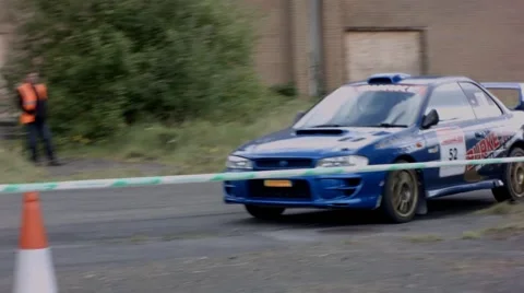 Subaru Impreza Blue Stock Footage 41551366