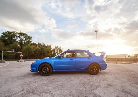 Subaru Impreza STI 2006 Version. Stock Photos