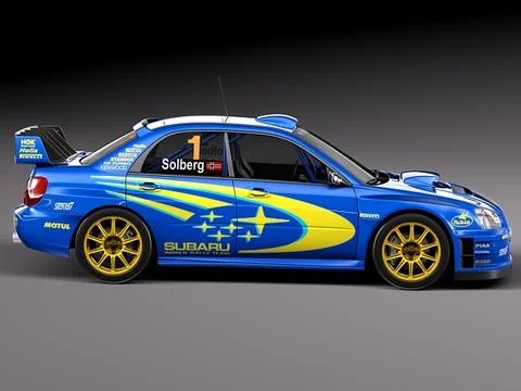 Subaru Impreza STi WRC 2004 ~ 3D Model #96467142 | Pond5