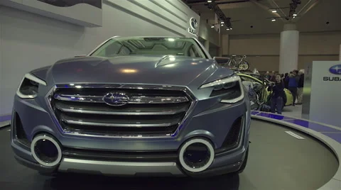 Subaru VIZIV 2 Concept Stock Footage 47623183