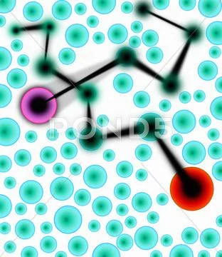 Subatomic particles, artwork Stock Illustration
