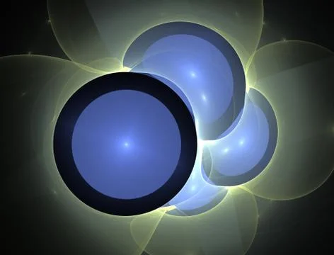 Subatomic particles Stock Illustration
