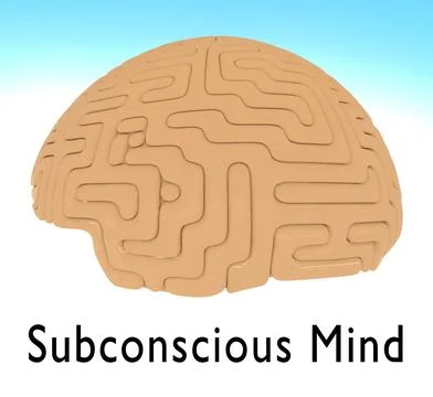 Subconscious Mind concept Stock Illustration