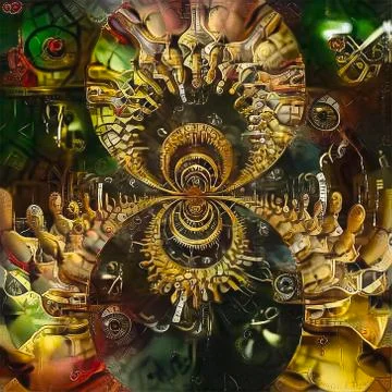 Subconscious visions Stock Illustration
