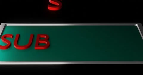 Subcribe Stock Footage 166897003