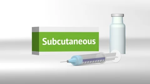 Subcutaneous Injection Injection concept Stock Footage 92406549