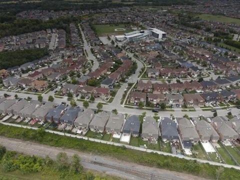 Subdivision from Above Foto stock