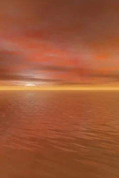 Subdued Sunset Stock Photos