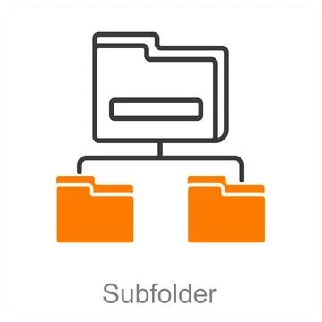 Subfolder Stock Illustration