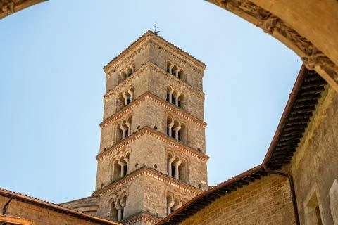 Subiaco. The Monastery of Saint Scholastica Stock Photos